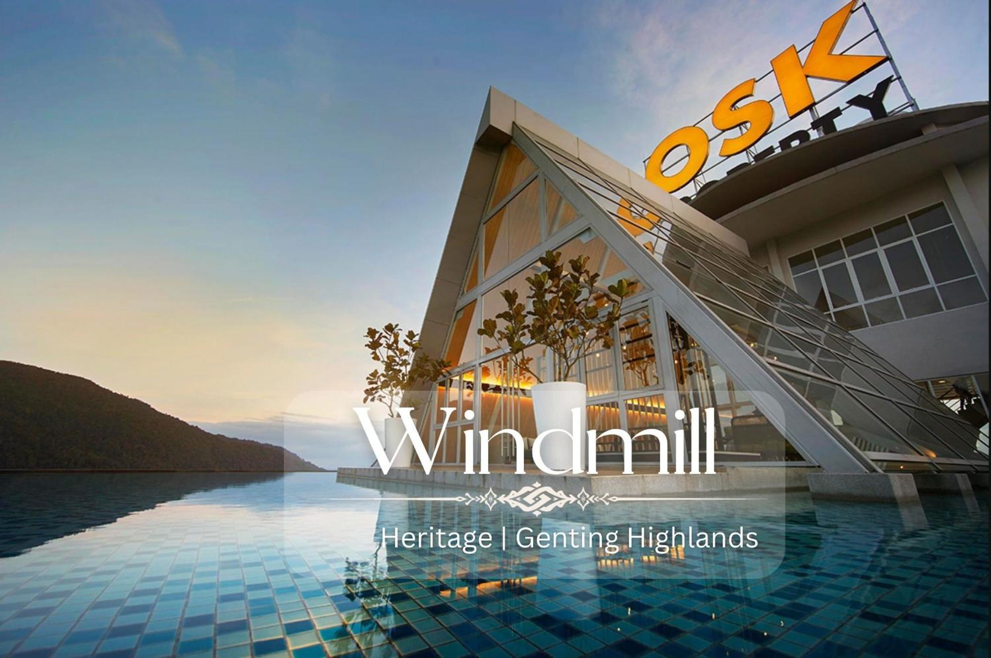 Windmill Upon Hills Luxurious Sky Villa 360 Sky Pool Heated Pool Mountainous Genting View Genting Highland By Heritage Genting Highlands Zewnętrze zdjęcie
