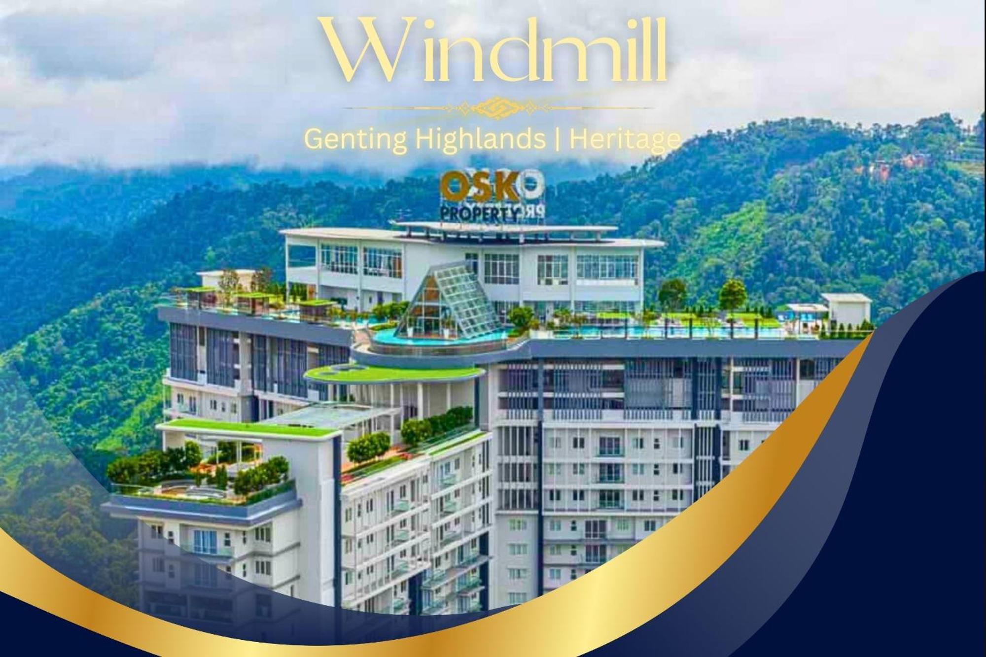 Windmill Upon Hills Luxurious Sky Villa 360 Sky Pool Heated Pool Mountainous Genting View Genting Highland By Heritage Genting Highlands Zewnętrze zdjęcie